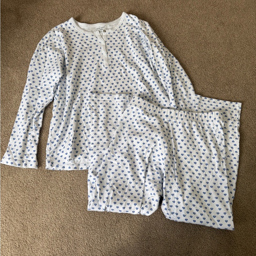 Roller Rabbit Blue Hearts Pajamas